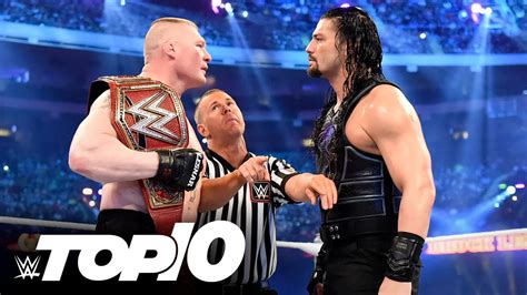 Roman Reigns vs Brock Lesnar Rivalry in WWE .